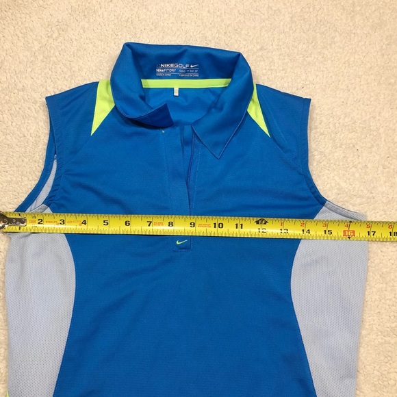 Nike Golf Fit Dry Sleeveless Polo Shirt - Picture 6 of 6
